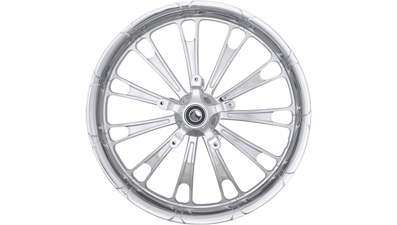 Coastal Moto Coastal Moto Fuel Front Wheel Rim Chrome Billet 19 x 3 DD ABS Harley Touring 08+