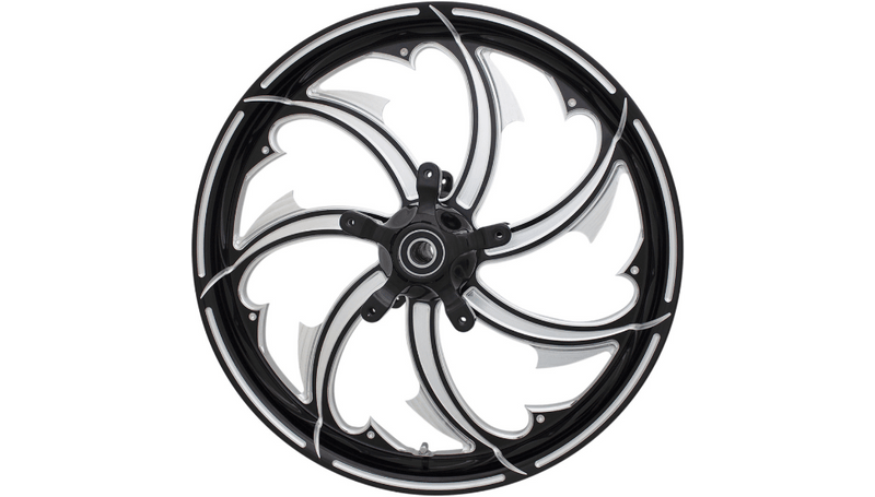 Coastal Moto Coastal Moto Fury Front Wheel Rim Black Cut 21 x 3.25" DD ABS Harley Touring 08+