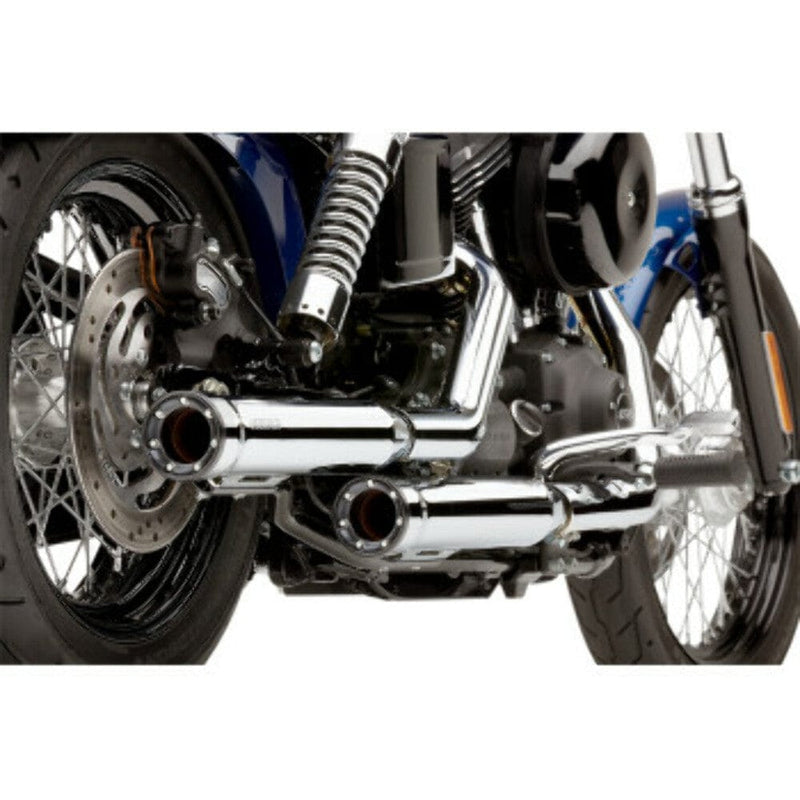 Cobra Cobra Chrome 3" RPT Slip On Mufflers Exhaust Pipes Harley 91-2017 Dyna FXD FXDB