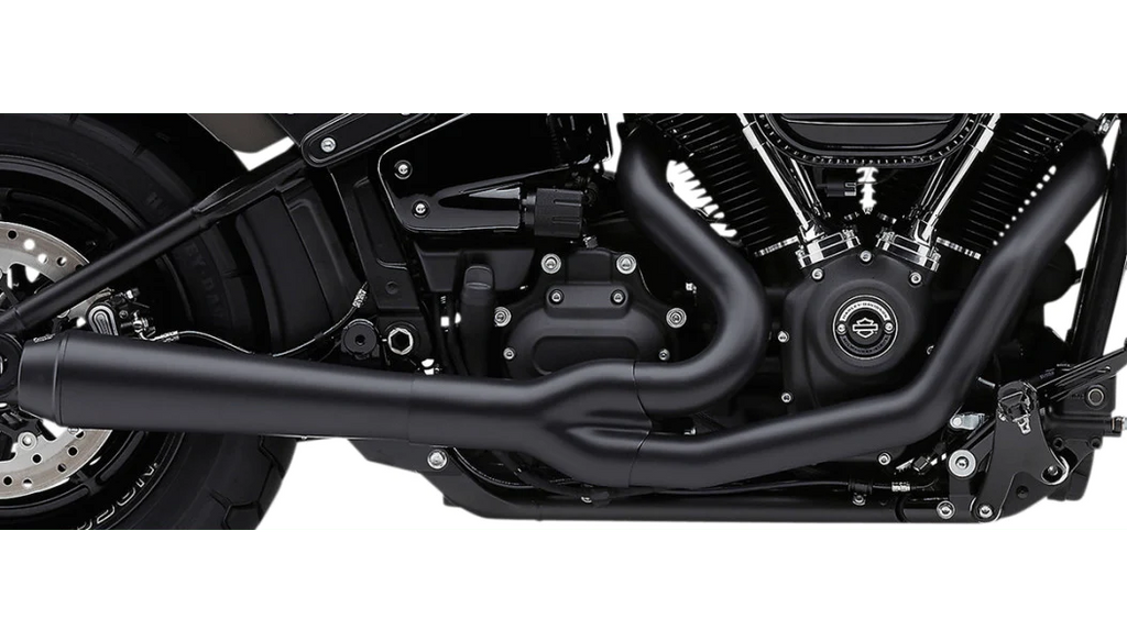 Cobra Cobra El Diablo 2:1 Exhaust Header Black 4" Megaphone Pipe Harley Softail 18-22