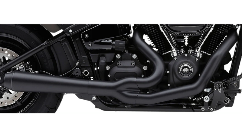 Cobra Cobra El Diablo 2:1 Exhaust Header Black 4" Megaphone Pipe Harley Softail 18-22