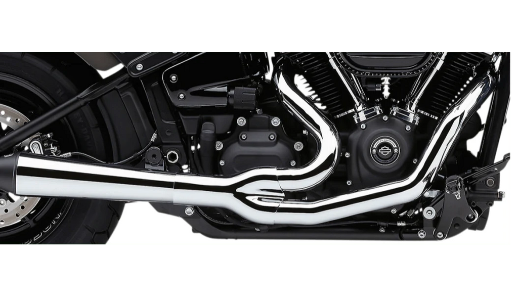 Cobra Cobra El Diablo 2:1 Exhaust Header Chrome 4" Megaphone Pipe Harley Softail 18-22