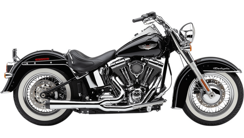 Cobra Cobra El Diablo 2:1 Exhaust Header Pipe Chrome 4" Megaphone Harley Softail 12-17