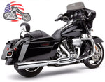 Cobra Exhaust Systems Chrome Cobra PowrFlo 2-into-1 PowerPro Exhaust Pipe System Header Harley Touring