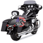 Cobra Exhaust Systems Chrome Cobra PowrFlo 2-into-1 PowerPro Exhaust Pipe System Header Harley Touring