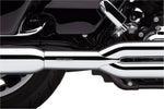 Cobra Exhaust Systems Chrome Cobra PowrFlo 2-into-1 PowerPro Exhaust Pipe System Header Harley Touring