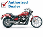 Cobra Exhaust Systems Cobra Chrome Speedster Swept Exhaust Pipes 2006-2016 Kawasaki Vulcan VN900