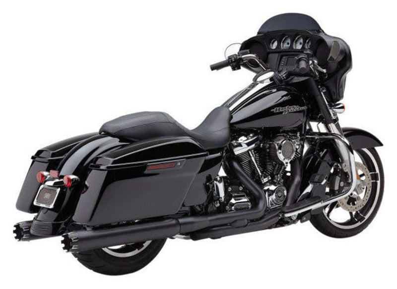 Cobra Other Exhaust Parts Cobra 4" Black Slip-On Mufflers Exhaust Pipes Harley 17-18 Touring Bagger