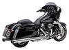 Cobra Other Exhaust Parts Cobra 4" Chrome Slip-On Mufflers Exhaust Pipes Harley 17-18 Touring Bagger