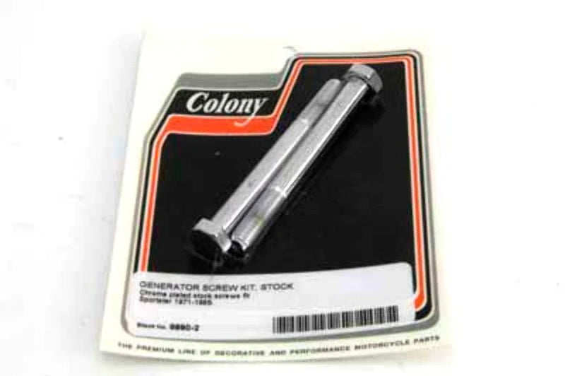 Colony Other Electrical & Ignition Colony Chrome Electric Generator Screw Bolt Kit Harley 1971-1985 XL Sportster