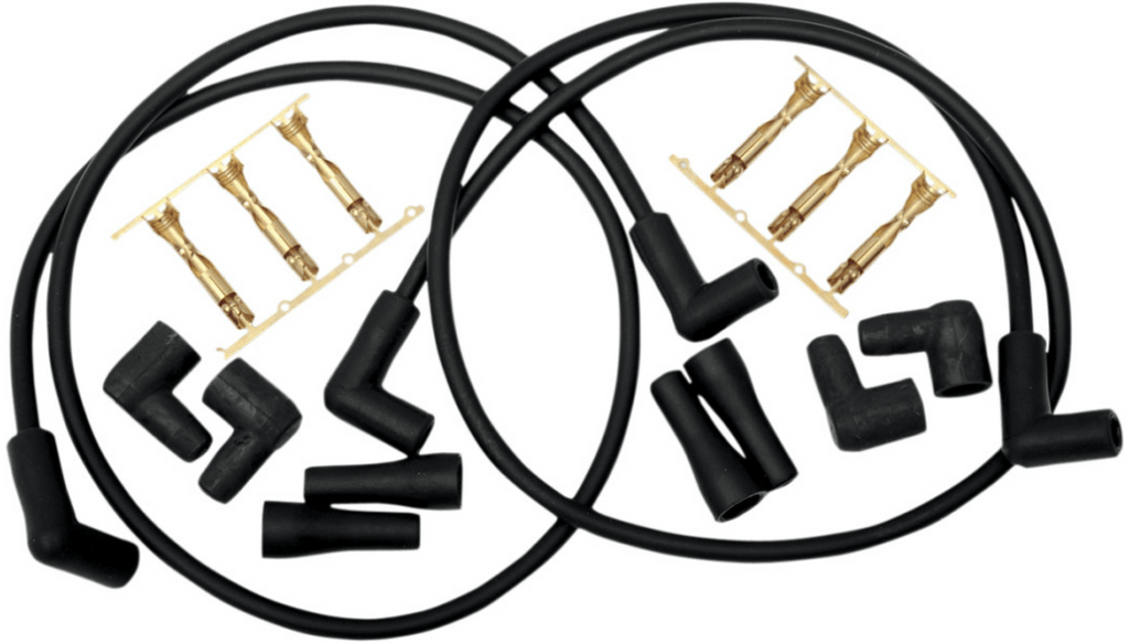 Compu-Fire Compu-Fire 8mm Silicone OEM Replacement two Spark Plug Wire Set Harley Evolution