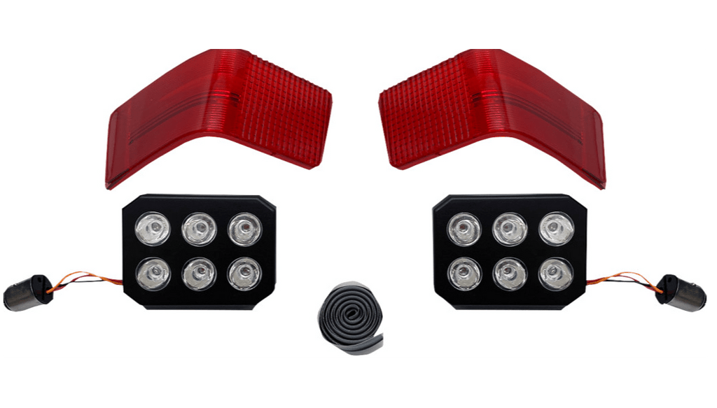 Custom Dynamics Custom Dynamics LED Tour-Pak Run/Brake Lights Red Lenses Harley Touring 89-13