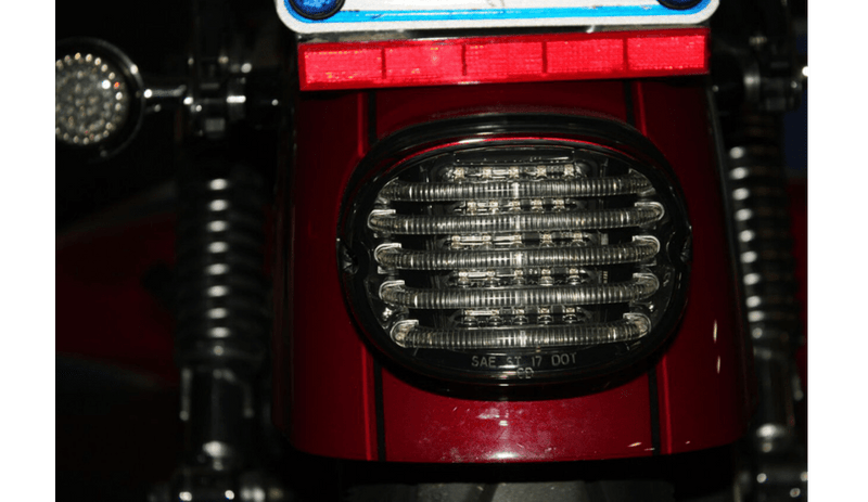 Custom Dynamics Custom Dynamics ProBEAM Low Profile LED Taillight Smoke Squareback 1999+ Harley