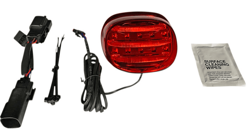 Custom Dynamics Custom Dynamics ProBeam Red Mini Taillight Turn Signal Eliminator 14+ Harley