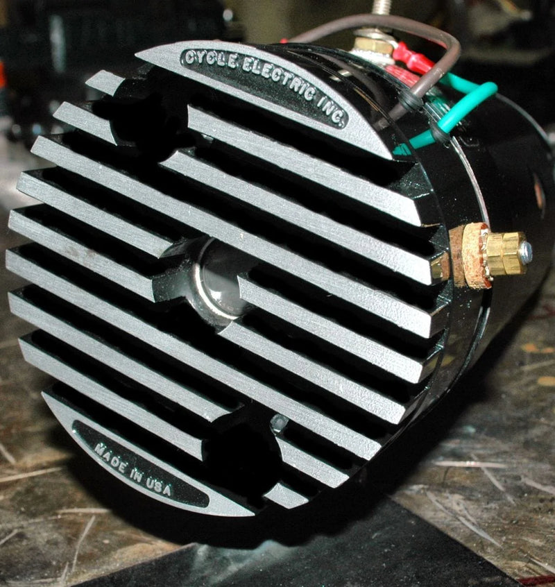CYCLE ELECTRIC 12V Generator Generator with Regulator Black 65 Panhead