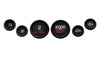 Dakota Digital Instrument Clusters Dakota Digital Black Dresser MLX 6 Gauge Kit Set Upgrade 04-13 Harley Touring