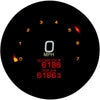Dakota Digital Speedometers Dakota Digital Speedometer MLX 2000 Series Black LED 4.5" Tank Mount Harley 11+