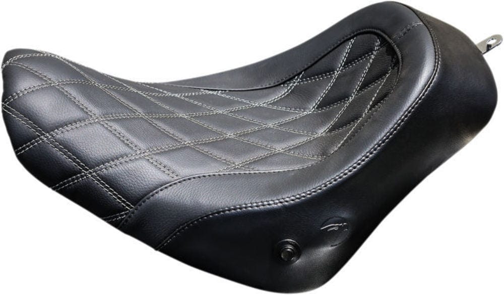 Danny Gray Other Seat Parts Danny Gray Airhawk Weekday Diamond Stitch Vinyl Solo Seat Harley 2018-19 Softail