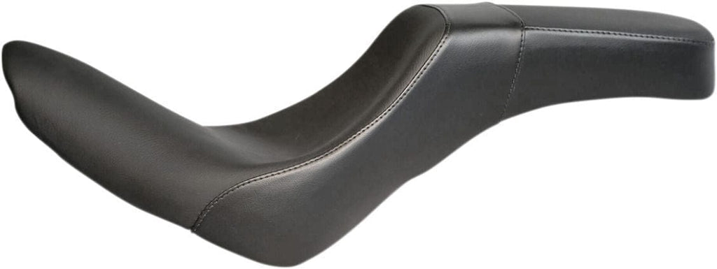 Danny Gray Other Seat Parts Danny Gray Smooth Black Vinyl Weekday 2-Up Front Rear Seat Harley 18-20 Softail