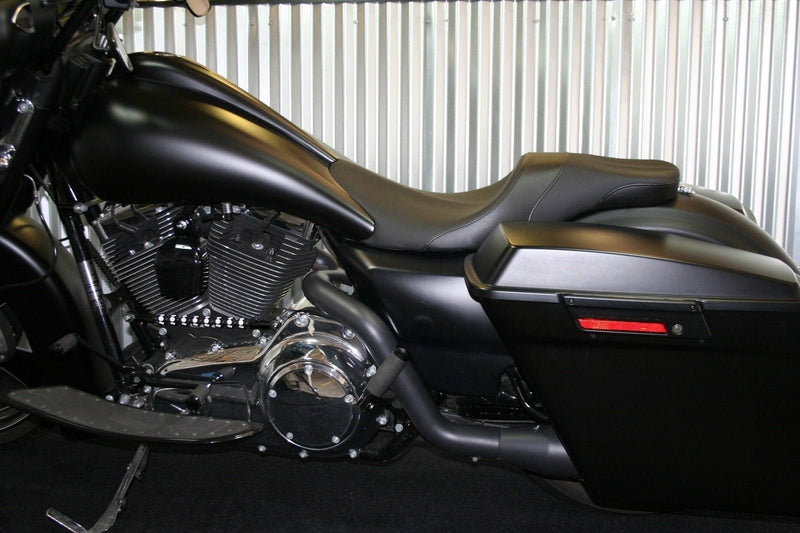 Danny Gray Seats Danny Gray 2-Up Seat For Paul Yaffe Stretched Tank 08-2021 Harley Touring STK08