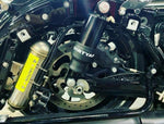 Dirty Air Dirty Air 4" Aluminum Shocks Rear Pair Set Black OE Adjustable Harley Touring