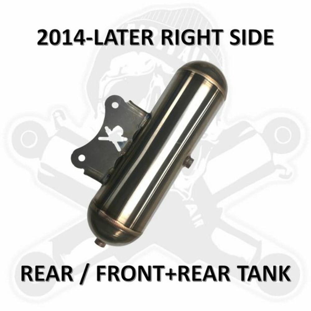 Dirty Air Dirty Air El Niño Stainless Steel Tank Rear Front 200psi Harley Touring 14+