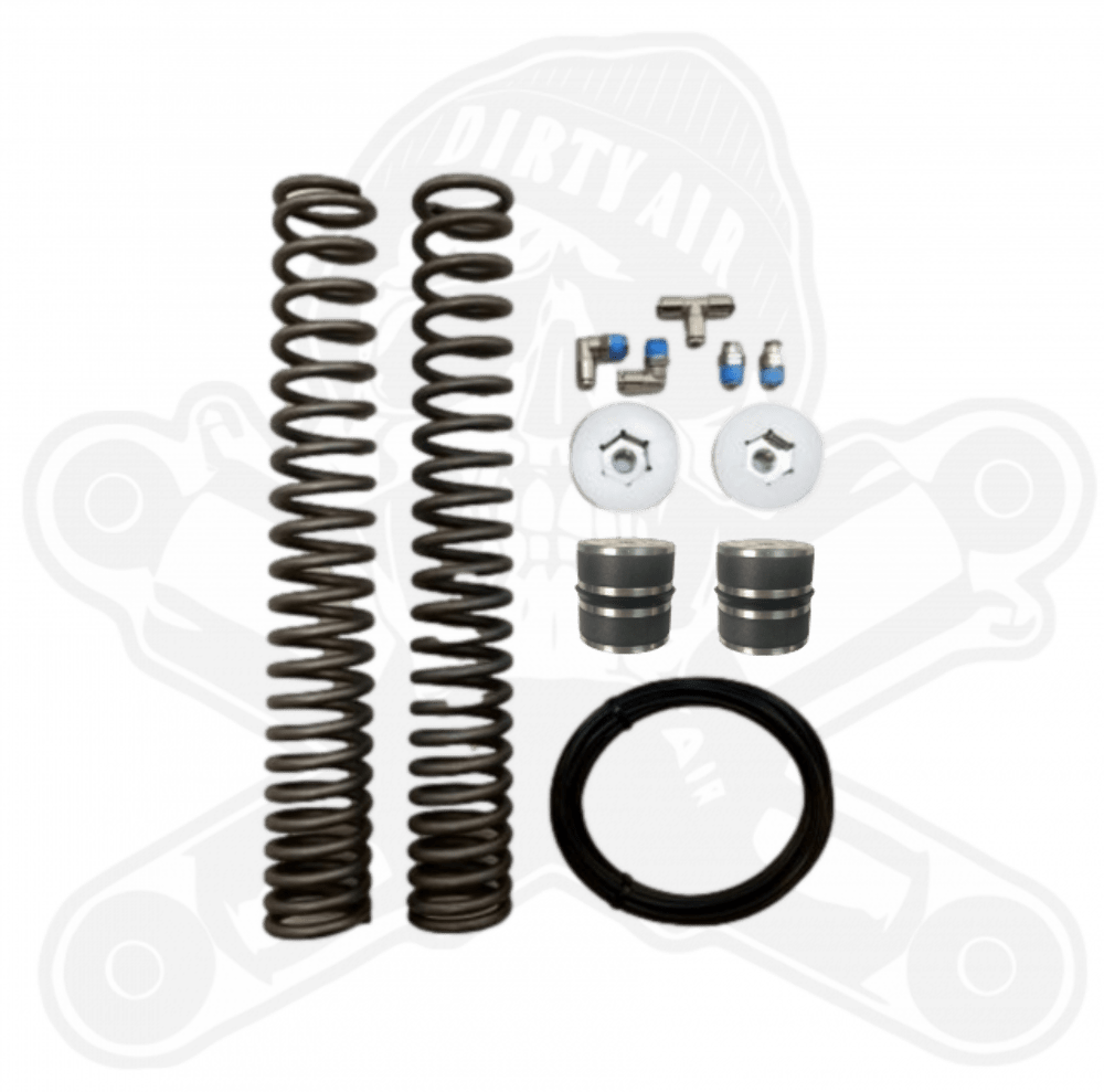 Dirty Air Dirty Air Front Parts Air Pistons Fittings Air Ride Suspension Harley Touring