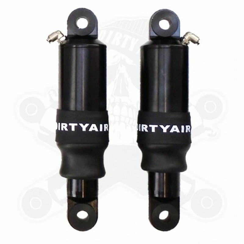 Dirty Air Dirty Air Rear Air Pair Shocks Adjustable Black Harley Sportster XL 2019-down