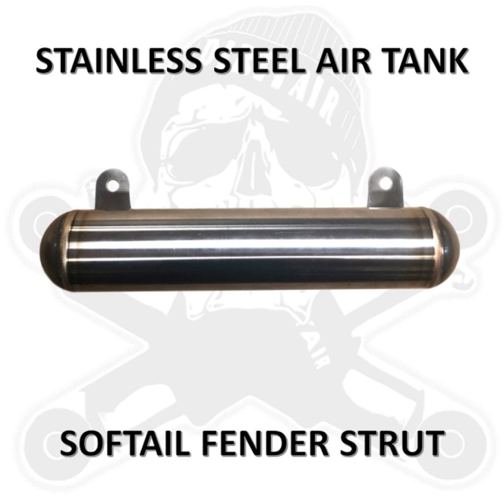 Dirty Air Dirty Air Softail Fender Strut Stainless Steel Tank Rear Harley Softail