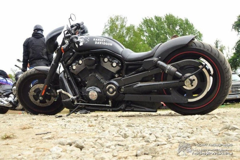 Dirty Air Shocks Dirty Air Black Rear Aluminum Air Ride Shocks Suspension Pair Harley V-Rod 01-2019
