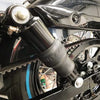 Dirty Air Shocks Dirty Air Black Rear Aluminum Air Ride Shocks Suspension Pair Kit Harley Dyna