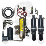 Dirty Air Shocks Dirty Air Harley Touring Bagger Rear Air Ride Shocks Suspension Kit Fast Up 80+