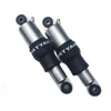 Dirty Air Shocks Dirty Air Raw Rear Aluminum Air Ride Shocks Suspension Pair 2001-17 Harley V-Rod