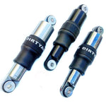 Dirty Air Shocks Dirty Air Raw Rear Aluminum Air Ride Shocks Suspension Pair Harley Touring 80-19