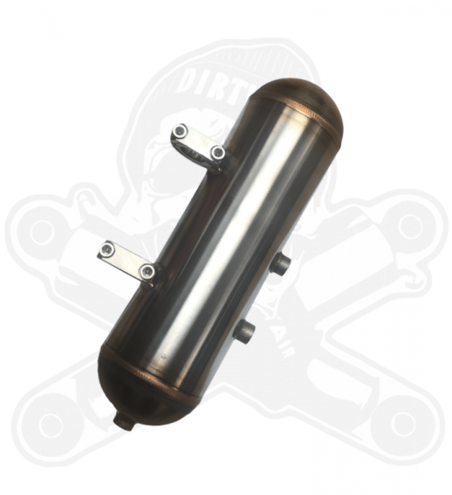 Dirty Air Tanks Dirty Air El Niño Stainless Steel Tank Rear Front 200psi Harley Touring 2009-13