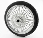 DNA Other Tire & Wheel Parts Fat 52 Spoke Mammoth 21" X 3.5" Front Wheel Rim BW Tire Package Harley Softail