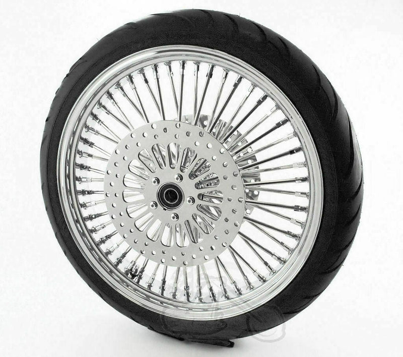 DNA Specialty 21 3.5 52 Mammoth Fat Spoke Chrome Front Wheel Rim 00-07 Harley Touring Package