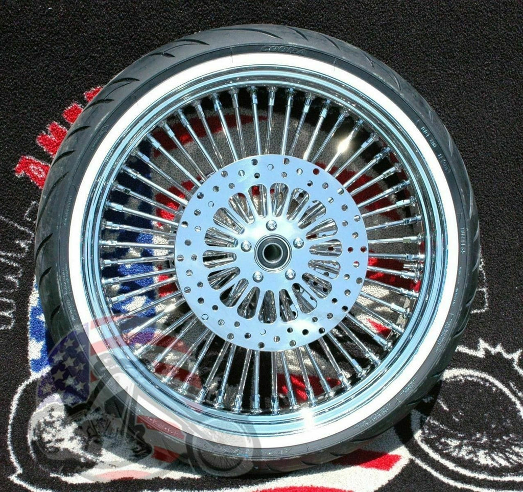 DNA Specialty 21 3.5 52 Mammoth Spoke Wheel 120/70-21 WWW Tire 00-07 Harley Touring Package DD