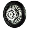 DNA Specialty Black 21 X 3.5 52 Fat Spoke Mammoth Front Wheel 120 Tire Package Harley Touring
