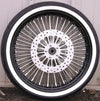 DNA Specialty Black 21 X 3.5 52 Mammoth Fat Spoke Wheel 120/70 Whitewall Tire Package 08-2022
