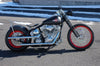 DNA Specialty Front-Ends 24" DNA 2" Over Stock Black Springer Front End w/ Axle Kit Harley Custom Chopper