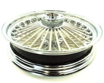 DNA Specialty Other Tire & Wheel Parts Chrome 16 X 3.5 52 Fat Mammoth Spoke Rear Wheel Rim Harley Touring Dresser 02-07