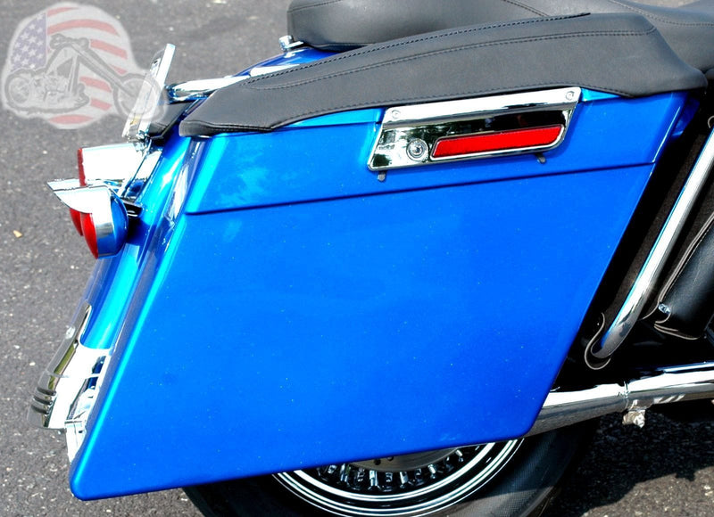DNA Specialty Saddlebags & Accessories DNA 4" Stretched Extended ABS Saddlebags Bag Latches Harley Touring Bagger 93-13