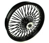 DNA Specialty Wheel 21 3.5 52 Mammoth Fat Spoke Black Front Wheel Rim Dual Disc 00-07 Harley Touring