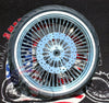 DNA Specialty Wheel Package 21 X 3.5 52 Mammoth Fat Spoke Wheel Rim Chrome WWW Tire Package Harley Touring