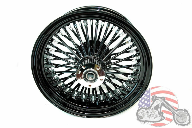 DNA Specialty Wheels & Rims 16 X 5.5 Black Rim 52 Fat Mammoth Spoke Rear Wheel ABS Harley Touring Cush 09+