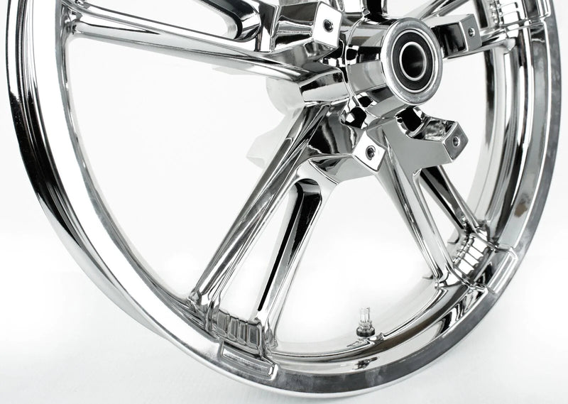 DNA Specialty Wheels & Rims Chrome Reinforcer Enforcer Cast Billet Front Wheel Rim 21 3.5 Harley Touring 08-