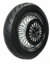 DNA Specialty Wheels & Tire Package 16 X 3.5 52 Fat Mammoth Spoke Rear Wheel Rim BW Tire Package Harley XL Dyna