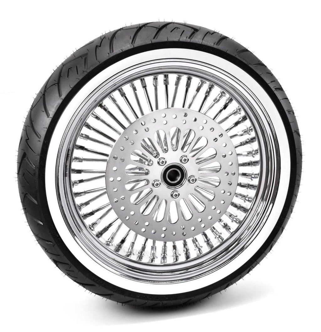 DNA Specialty Wheels & Tire Packages 16 X 5.5 52 Fat Mammoth Spoke Rear Wheel Rim WW Shinko Tire 09-21 Harley Touring