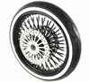 DNA Specialty Wheels & Tire Packages 21 3.5 52 Mammoth Black Fat Spoke Front Wheel Rim WW Tire 08+ Harley Touring ABS